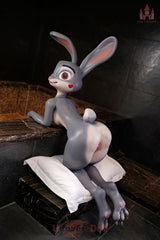 Rabitty 168 A-Körbchen Dolls Castle Häsin Furry Sexdolls mit beweglicher Zunge