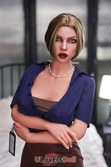 Ines - Sinnliche Schläue 158cm Kleiner Brust-E-Cup Nr.M4 Mundsimulation Silikonkopf + TPE-Körper Rosretty Doll Sexpüppen Rosretty Doll SD710901