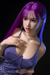 ?meline - 165cm F-Cup Nr.644 Kopf Silikon Liebespuppen Orange In Sex Doll Orange in SD812201