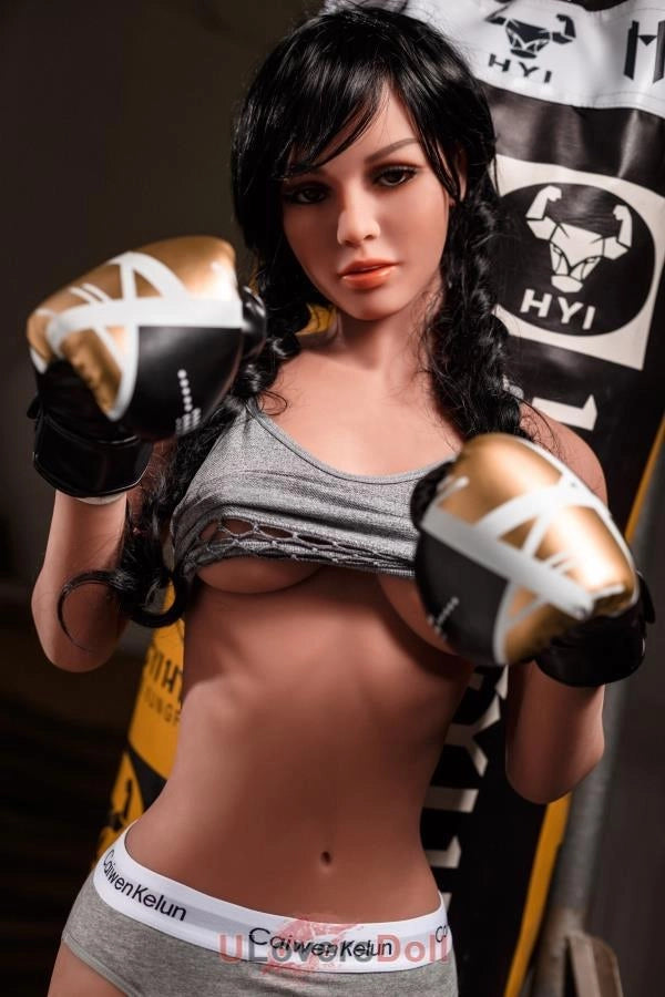 Artemisiya Scheide Spreizen TPE Sexpuppe Kleine Br¨¹ste D-Cup #191 Kopf Braune Haut Aibei Doll AiBei Doll SD488301