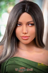 Celine - 166cm Minus C-Cup S13 Kopf Tanned Skin Vollsilikon Silikonpuppe Irontech Doll Irontech Doll SD570501