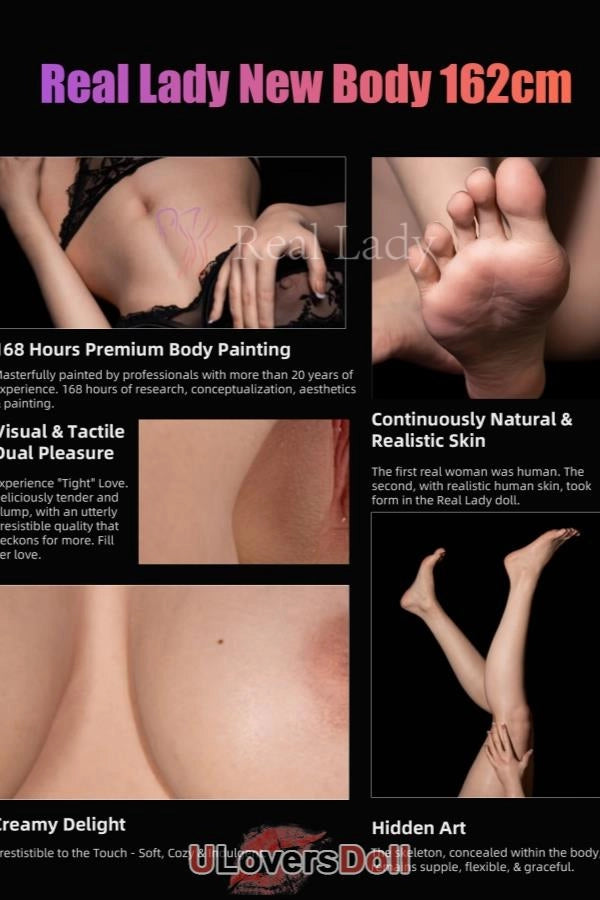 Iliana - Das K?rperbild verstehen 168cm G Cup Silky Cream Reines Silikon Reallady Silicone Sex Doll Real Lady SD992901