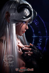 Samantha Stilvolle Anziehung TPE Sexpuppe E-cup Elf Princess Dark Tan SE Doll SE Doll SED068