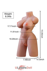 Sofort lieferbar Sibyl - Probieren Sie verschiedene Positionen aus (100% Nagelneu) Yeloly Torso Liebespuppen Versand aus dem Inland Yeloly Deutschland Lager SQ-MA20050