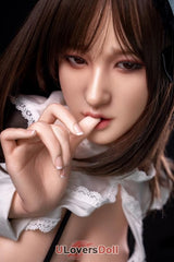 R¨¦nata - 168cm-B F-Cup Nr.546 Kopf Silikon Liebespuppen Orange In Sex Doll Orange in SD812901