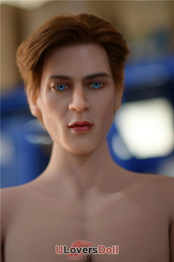 Leo - Zarte Verf¨¹hrung 173cm Silikonkopf Junge in Weizenfarbe (einschlie?lich Haartransplantation Augenbrauenpflanze Bartpflanze Brusthaarpflanze) 6YE TPE Doll Sexp¨¹ppen 6YE Doll SD343501