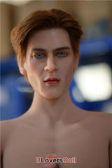Leo - Zarte Verf¨¹hrung 173cm Silikonkopf Junge in Weizenfarbe (einschlie?lich Haartransplantation Augenbrauenpflanze Bartpflanze Brusthaarpflanze) 6YE TPE Doll Sexp¨¹ppen 6YE Doll SD343501