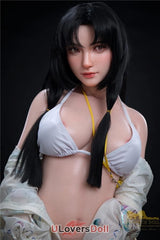 kitty - 166cm C-Cup S32 Kopf Vollsilikon mit Nat¨¹rlicher Haut Silikonpuppe Irontech Doll Irontech Doll SD604701