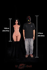 Raven 100 cm AA-Körbchen Climax 881# Ultraleichte Serie Silikon Torso Sexpuppe Mit ROS