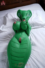 Snake 160 K-Körbchen Dolls Castle Porn Anime Sexdoll Mit integriertem Schlangenkopf-Designkonzept