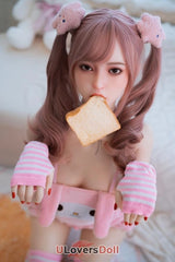C¨¦line - 169cm G-Cup Nr.6-02k Kopf K¨¹nstliche Mundh?hle Silikon Liebespuppen Orange In Sex Doll Orange in SD844001