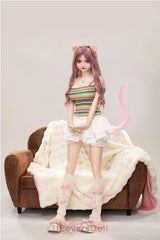 Balenthor 156 cm E-Körbchen Dolls Castle riesige brüste Cat Girl Sex Doll