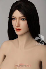 Selene-A - 168cm F-Cup LH033A-A Natur Silikonkopf TPE-K?rper Lilydoll Liebespuppe LilyDoll LD004