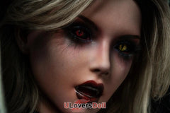 Melia Verführerischer Kussmund Silikon Liebespuppe Große Brüste GE95-3 Kopf C-Cup Zelex Doll Zelex Doll SD609401