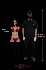 Miyoshi 80 cm AA-Körbchen Climax 661 Ultraleichte Serie Kleine Brüste Silikon Torso Sex doll Mit Kopf