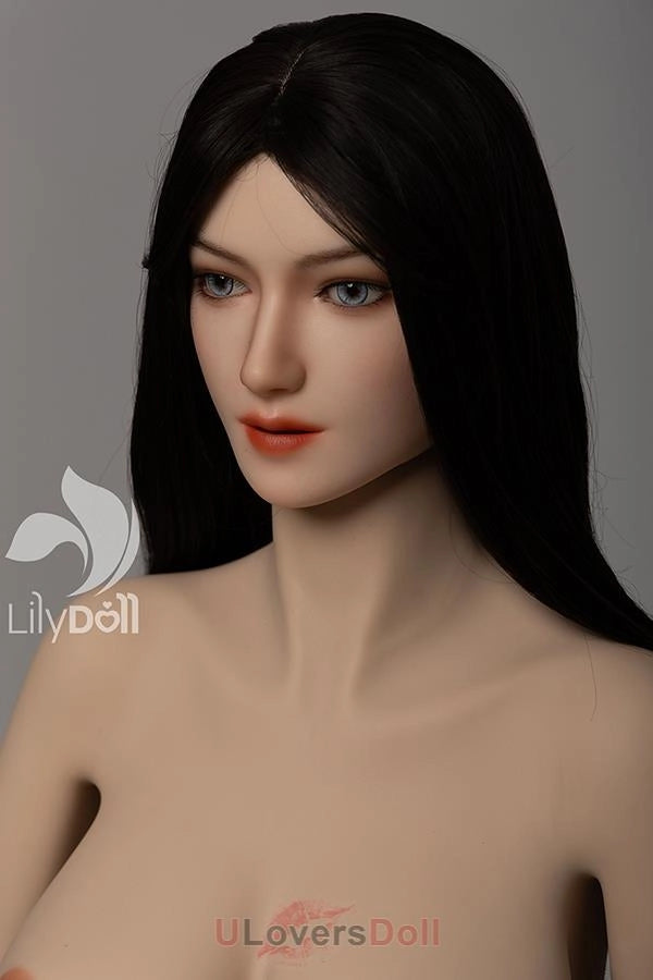 Selene-A - 168cm F-Cup LH033A-A Natur Silikonkopf TPE-K?rper Lilydoll Liebespuppe LilyDoll LD004