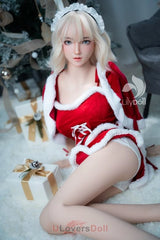 Freya-C - 158cm D-Cup LH031A-C Natur Silikonkopf TPE-K?rper Lilydoll Liebespuppe LilyDoll LD012