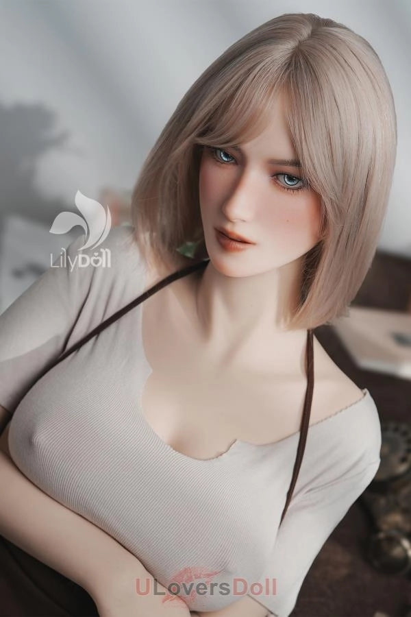 Selene-B - 168cm F-Cup LH033A-B Natur Silikonkopf TPE-K?rper Lilydoll Liebespuppe LilyDoll LD015