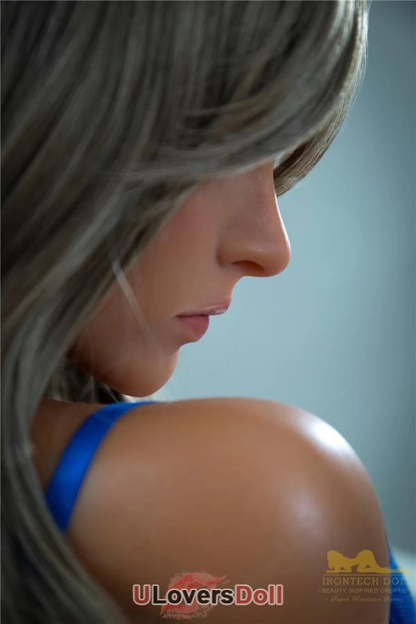 Lottie - 164cm E cup Vollsilikon S25 Kopf Dark Tanned Skin Silikonpuppe Irontech Doll Irontech Doll SD527101