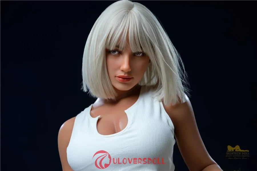 Luna - 164cm E cup Vollsilikon  S17 Kopf Dark Tanned Skin Silikonpuppe Irontech Doll Irontech Doll SD526901