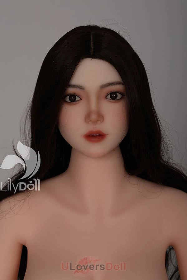 Elara-C - 158cm D-Cup LH030A-C Wei?er Silikonkopf TPE-K?rper Lilydoll Liebespuppe LilyDoll LD005