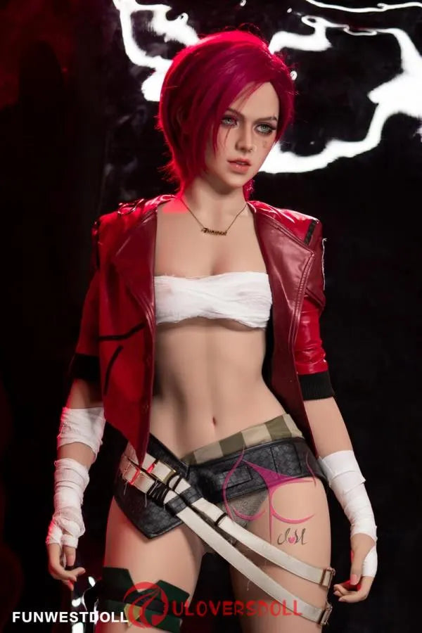 Sophiemina [Sofort lieferbar] Feste Zunge + Feste Vagina + stehende F¨¹?e (100% Nagelneu) Gelee Br¨¹ste Funwest Doll Funwest Europ?isches Lager FWD048E