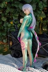 Kinan C-Körbchen #SA44-Kopf Dolls Castle Drachen Fantasy Sexdoll mit beweglichem Gelenkschwanz