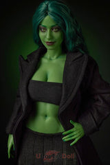 Renee-2 A-Körbchen Climax Si70 KA Silikon She-Hulk Rollenspiel Anime Lovedoll