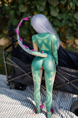 Kinan C-Körbchen #SA44-Kopf Dolls Castle Drachen Fantasy Sexdoll mit beweglichem Gelenkschwanz