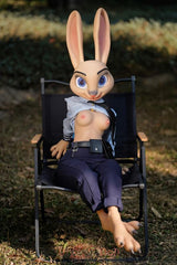 Isadora 120 C-Körbchen Dolls Castle Anthro Hase Furry Liebespuppen mit EVO-Skelett