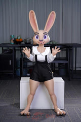 Eleni 120 C-Körbchen Dolls Castle Anthro Häsin Furry Sexpuppen mit EVO-Skelett