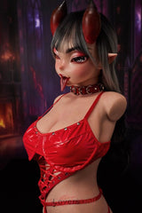 Meru 80 cm G-Körbchen Climax 664# Ultraleichte Serie Üppig Silikon Torso Sex Doll Mit Kopf