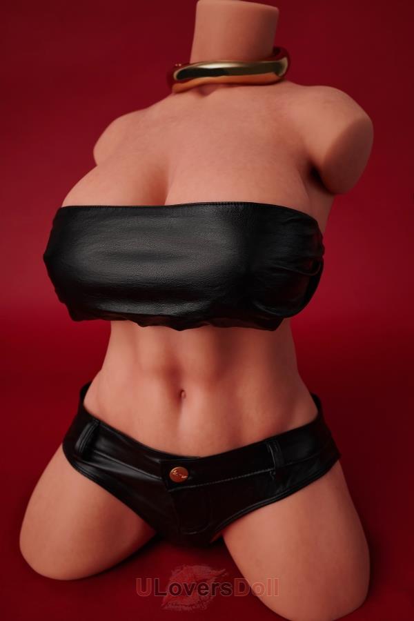Desirae 60 cm F-Körbchen Climax 663# Ultraleichte Serie Silikon Torso Liebespuppe Mit Jelly-Brüsten