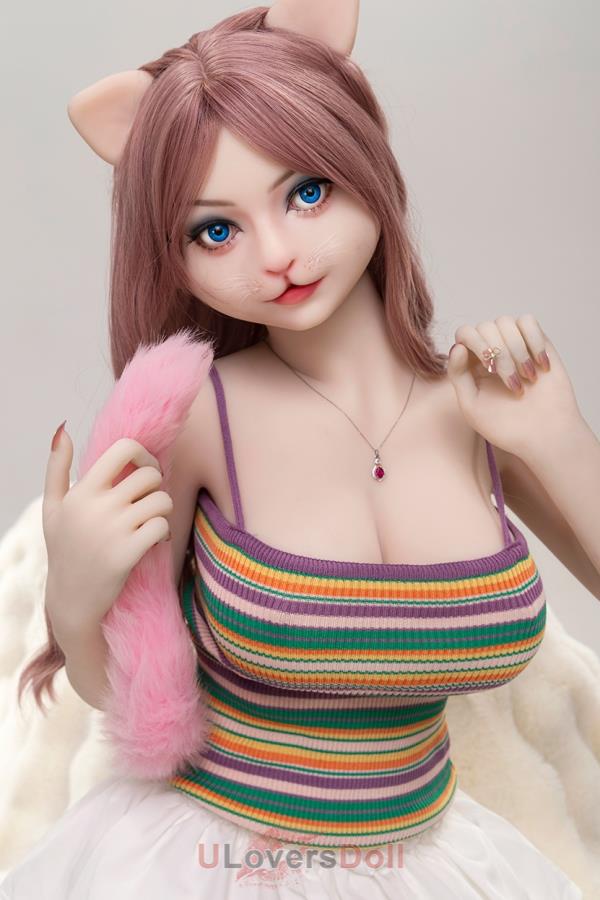 Balenthor 156 cm E-Körbchen Dolls Castle riesige brüste Cat Girl Sex Doll