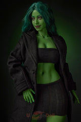 Renee-2 A-Körbchen Climax Si70 KA Silikon She-Hulk Rollenspiel Anime Lovedoll