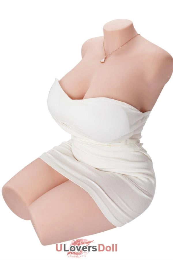 Tantaly Monroe Weiß 3.0 Sofort lieferbar Elastischer Körperbau (100% Nagelneu) 31kg Sexpuppen Torso Tantaly Q-005-0141