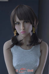 Leni [Sofort lieferbar] braune Haare und braune Augen Kleine Brustgröße Nr.91 Kopf 32kg (100% Nagelneu) Kleine Brust DL Doll DL Doll CDL594801E-1