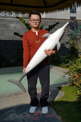 Dolphin 130 cm Dolls Castle Silikon Lebensechte Hai Sexpuppe