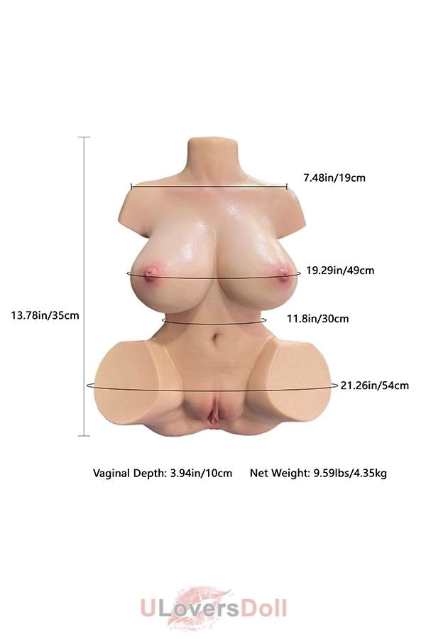 Yeloly Betsy - YL-5 Halbk?rperpuppe Silikon Sex Torso Yeloly Silikon YL05-1