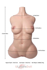 Yeloly Nicki - B7 Halbk?rper Realistische Silikon Torso Sexpuppe Yeloly Silikon YLB7