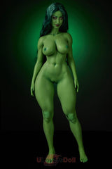 Renee-2 A-Körbchen Climax Si70 KA Silikon She-Hulk Rollenspiel Anime Lovedoll