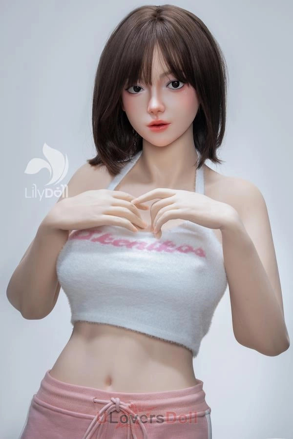 Elara-B - 168cm F-Cup LH030A-B Natur Silikonkopf TPE-K?rper Lilydoll Liebespuppe LilyDoll LD001