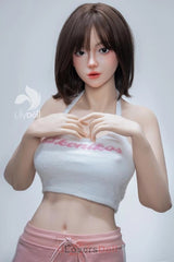 Elara-B - 168cm F-Cup LH030A-B Natur Silikonkopf TPE-K?rper Lilydoll Liebespuppe LilyDoll LD001