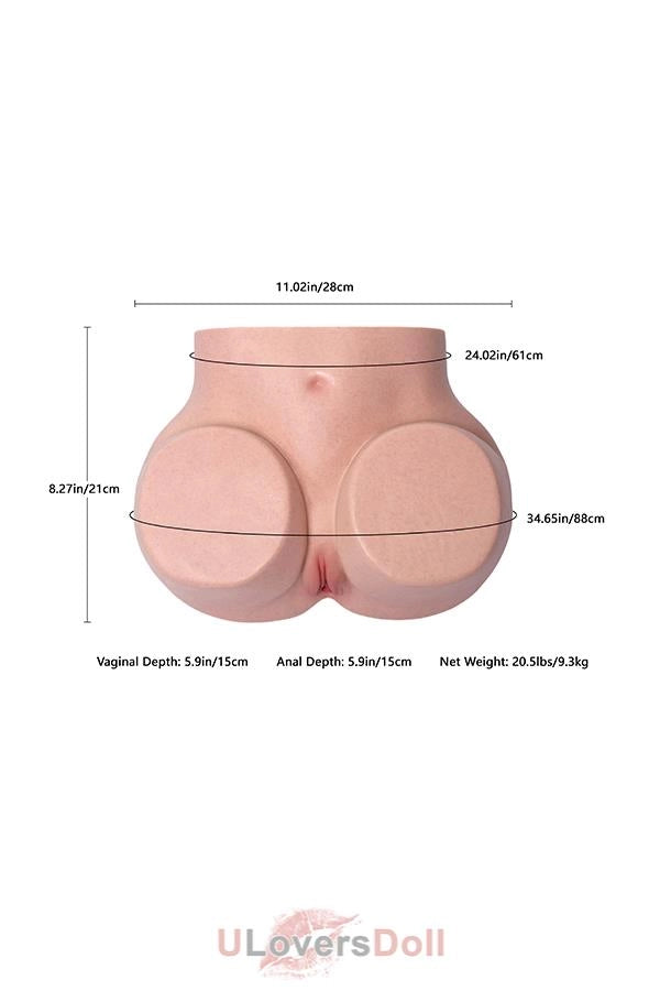 Yeloly Diana - L-14 Arsch Ges?? Silikon Puppe Torso Yeloly Silikon YLL14