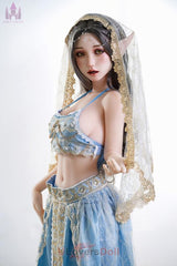 Malena C-Körbchen Dolls Castle #S32-Kopf Realistische Elfen Sex dolls mit Silikonkopf und TPE Körper