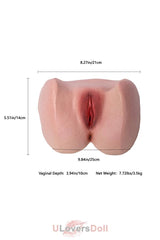 Yeloly Marcia - L-15 Weibliches Vagina-Modell Silikon Puppe Torso Sex Yeloly Silikon YLL15