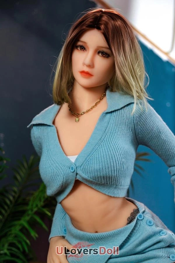Eva [Sofort lieferbar] Kleine Brustgröße Nr.35 Kopf blonde Haare braune Augen 32kg (100% Nagelneu) Kleine Brust DL Doll DL Doll CDL622201E