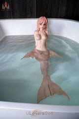 Mermaid M23-Kopf Dolls Castle Silikon kleine Sexpuppen Mit beweglichen Augen