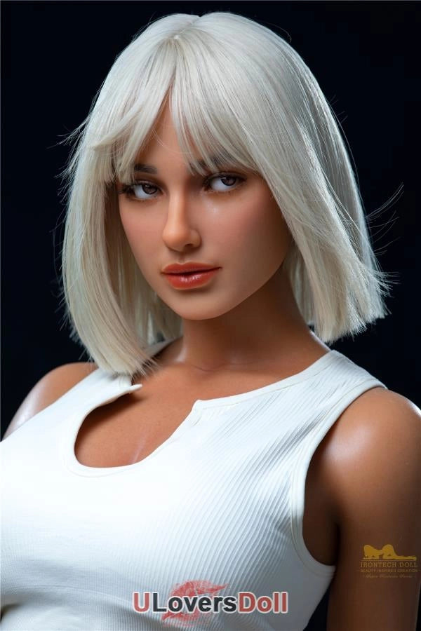 Luna - 164cm E cup Vollsilikon  S17 Kopf Dark Tanned Skin Silikonpuppe Irontech Doll Irontech Doll SD526901