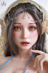 Malena C-Körbchen Dolls Castle #S32-Kopf Realistische Elfen Sex dolls mit Silikonkopf und TPE Körper